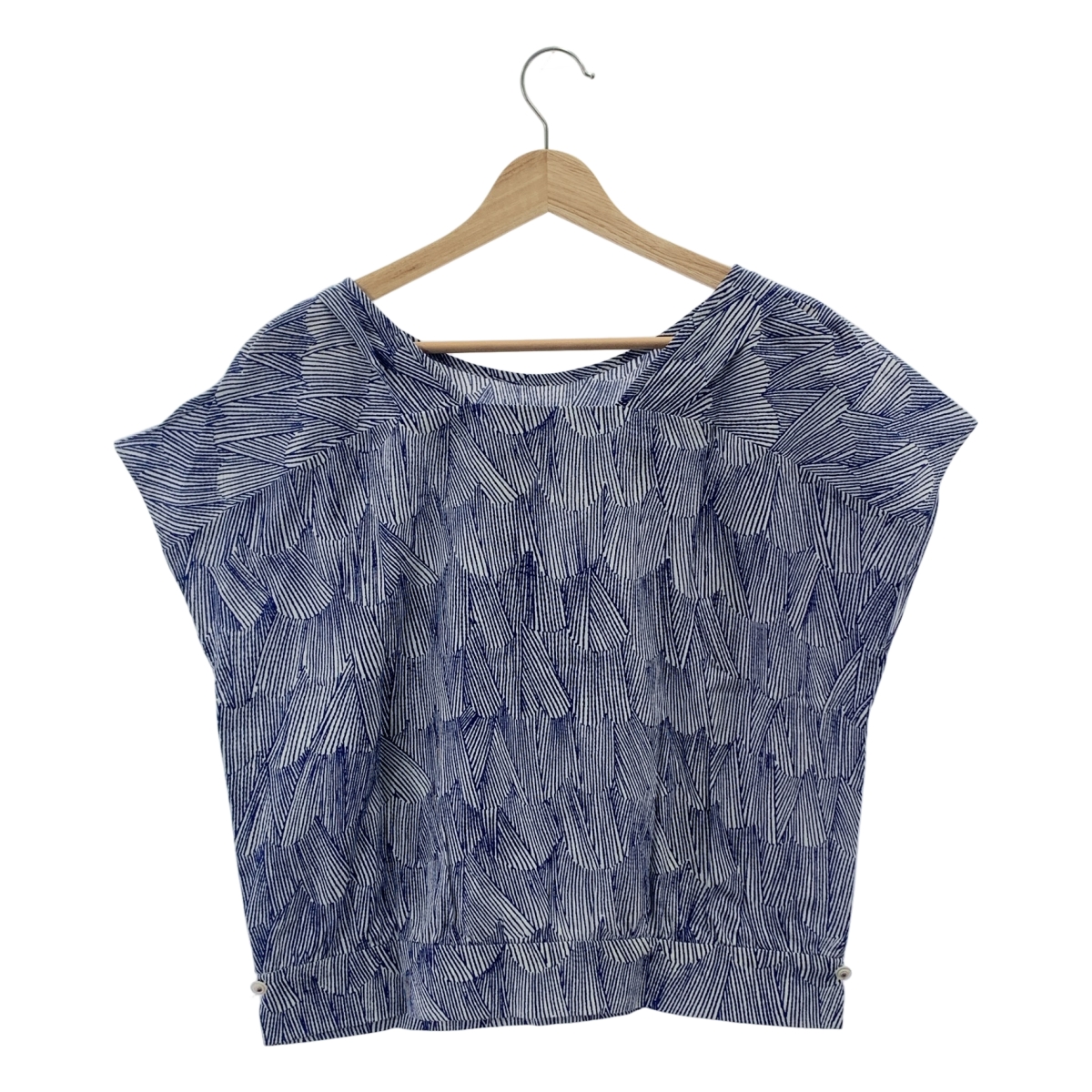 mina perhonen / ミナペルホネン ripple marks コットン 総柄 ブラウス