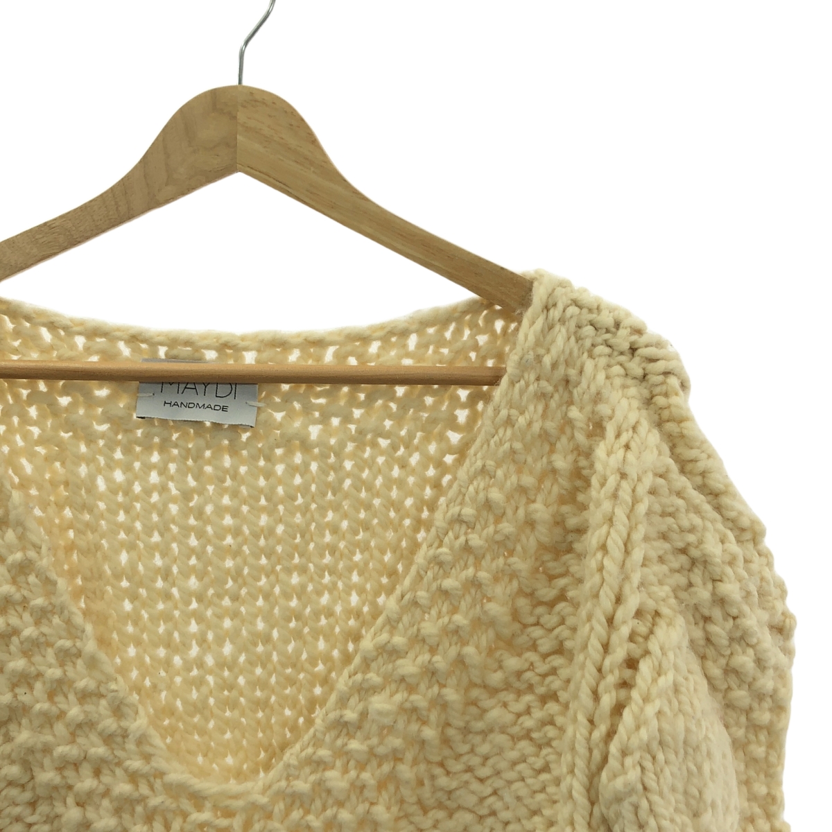 MAYDI / マイディ HANDMADE CHUNKY VEST ハンドメイド ウール ニット ベスト