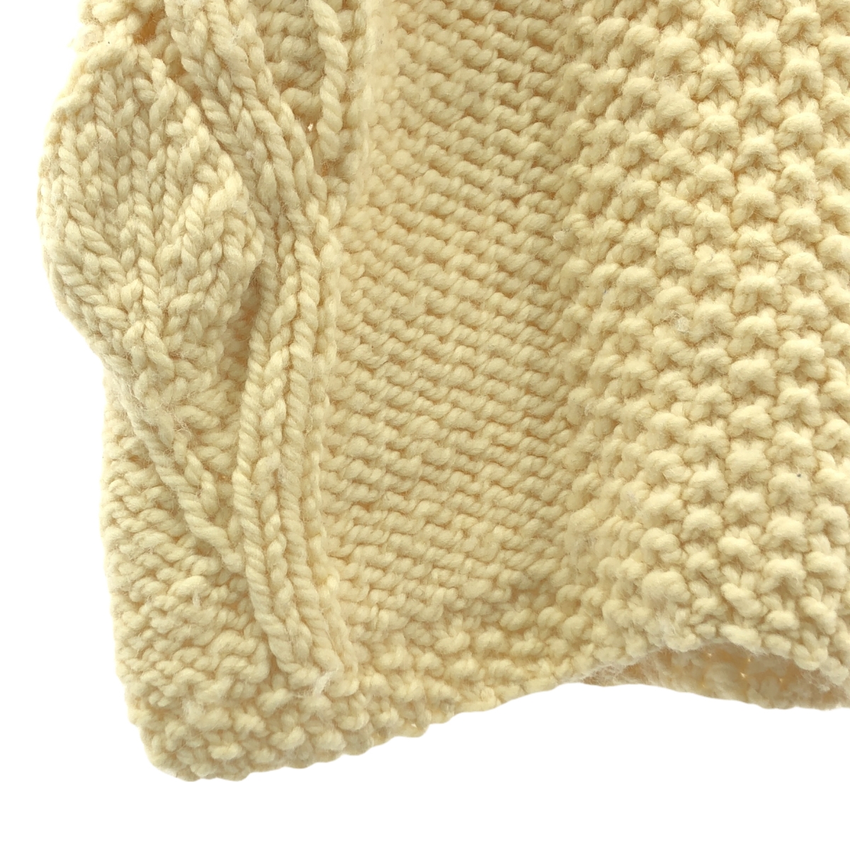 MAYDI / マイディ HANDMADE CHUNKY VEST ハンドメイド ウール ニット ベスト