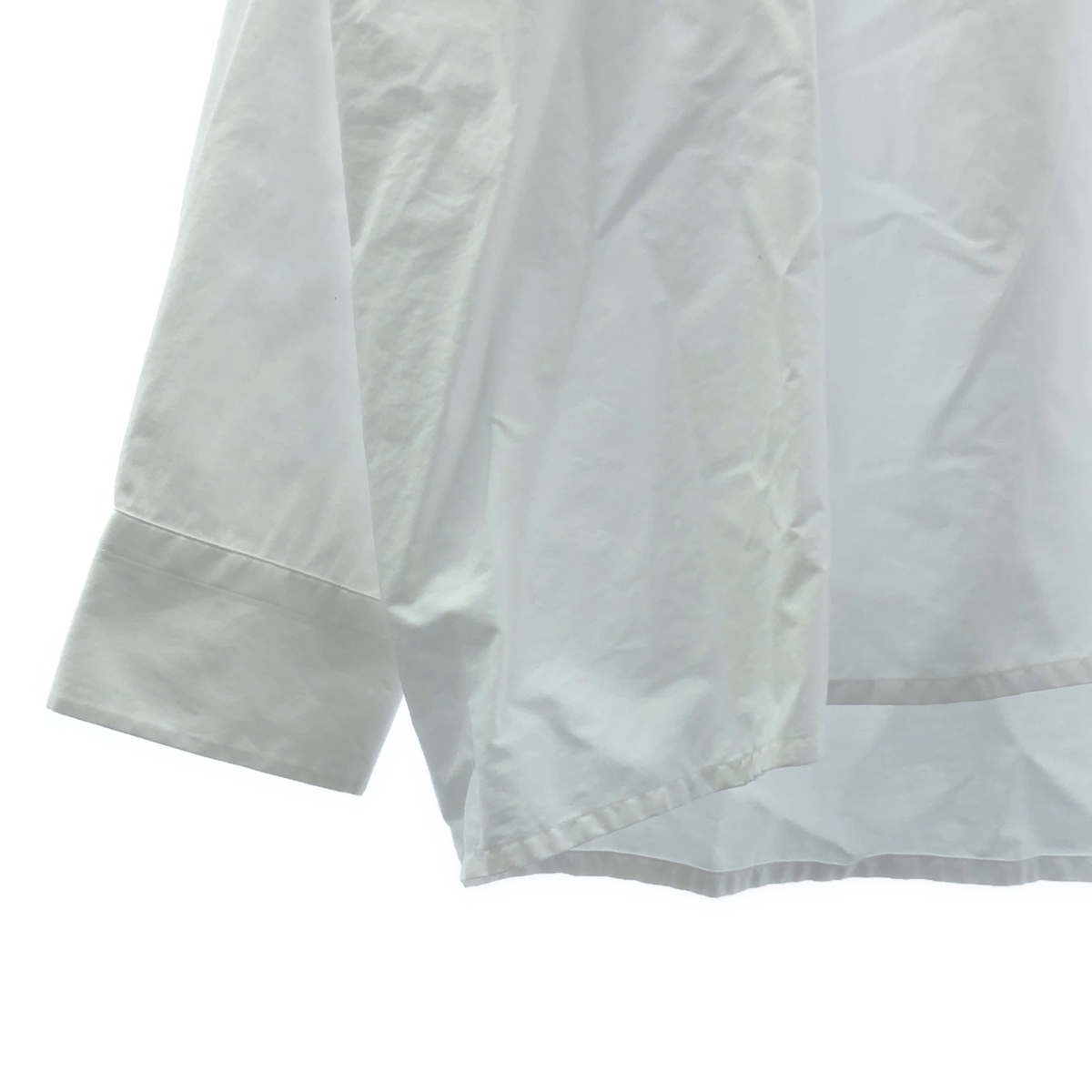 tricot COMME des GARCONS / トリココムデギャルソン 丸襟 ギャザー ボリューム シャツ ブラウス