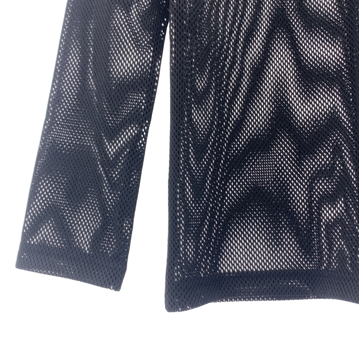 COMME des GARCONS / コムデギャルソン ポリエステル メッシュ クルーネック カットソー