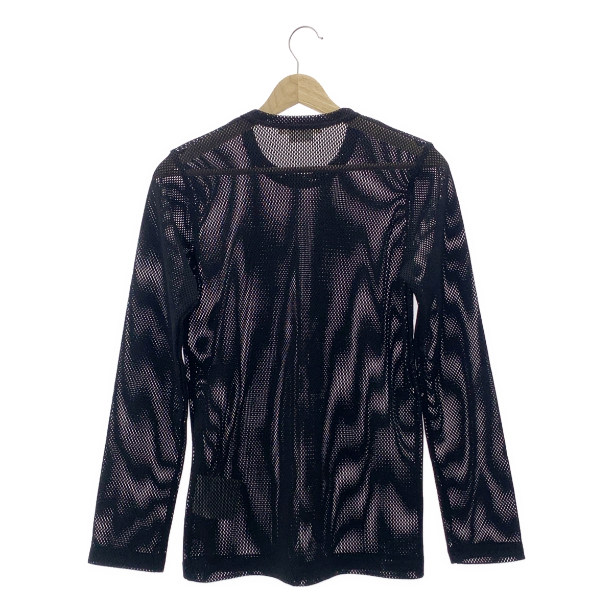 COMME des GARCONS / コムデギャルソン ポリエステル メッシュ クルーネック カットソー