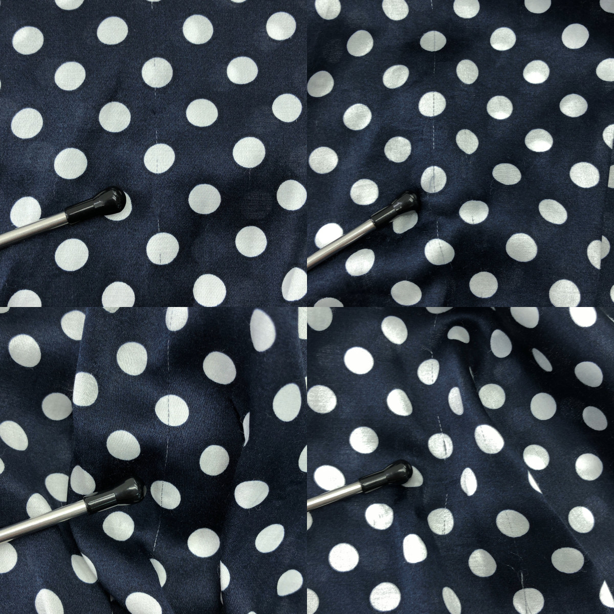 Drawer / ドゥロワー ×T-mat Masaki-Paris ドット シルクコットン フリル ブラウス