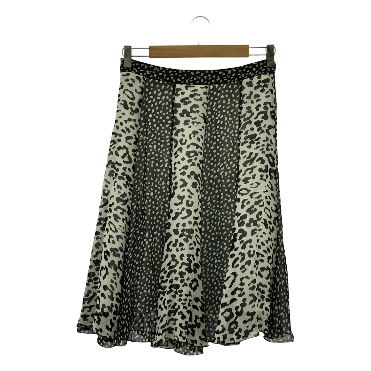 その他 総柄 サイドジップ シアー スカート / 裏地付き