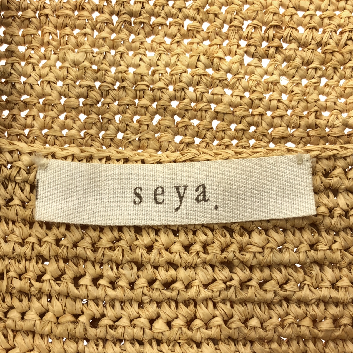 seya. / セヤ RAFFIA SHOPPING BAG ラフィア ショッピング トートバッグ