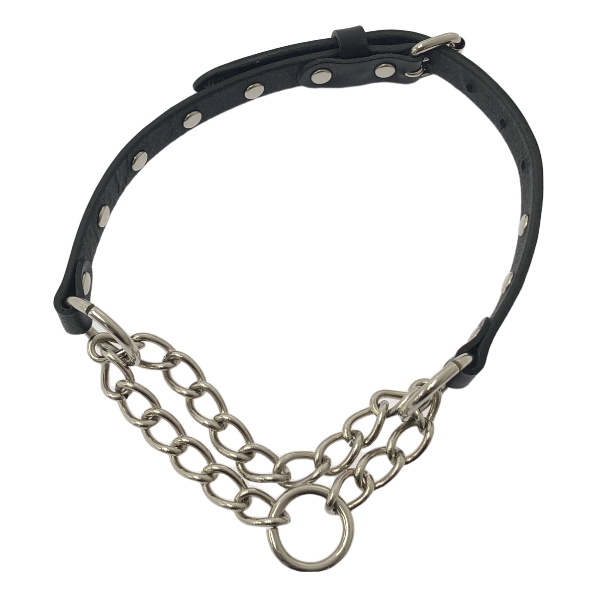 JUNYA WATANABE COMME des GARCONS / ジュンヤワタナベ レザーベルト チェーン チョーカー ネックレス