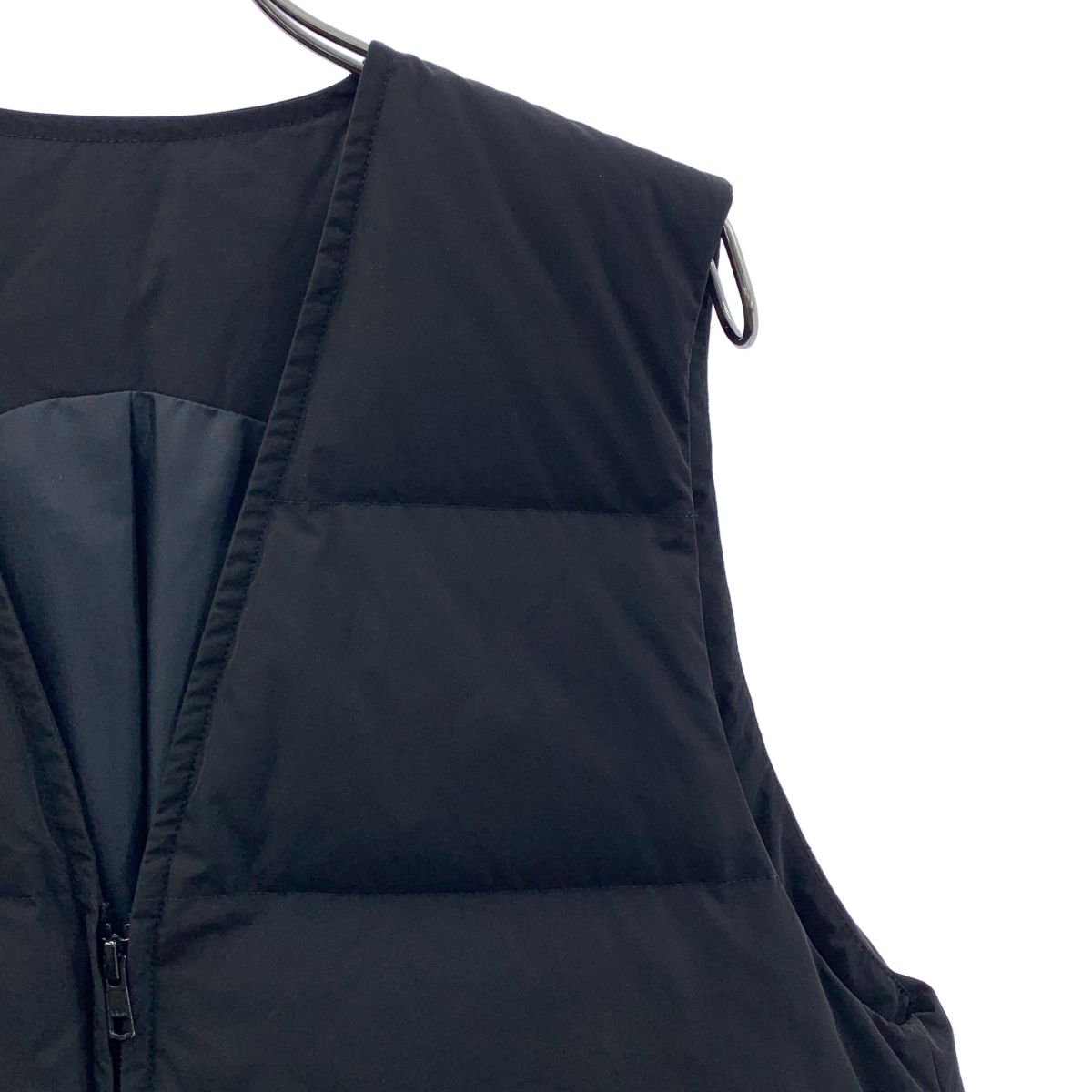 nagonstans / ナゴンスタンス 裏ボア付き ジップ ダウンベスト