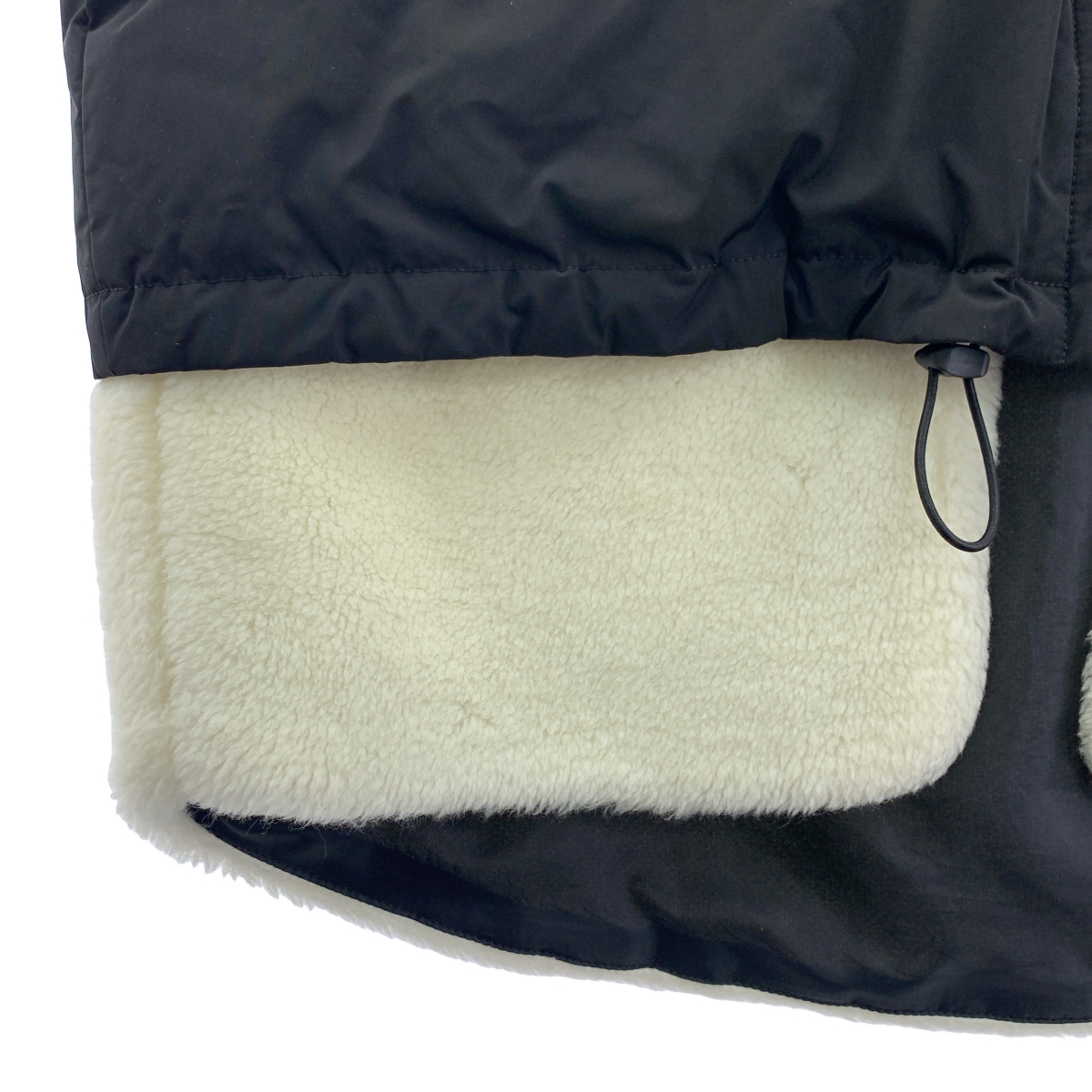 nagonstans / ナゴンスタンス 裏ボア付き ジップ ダウンベスト