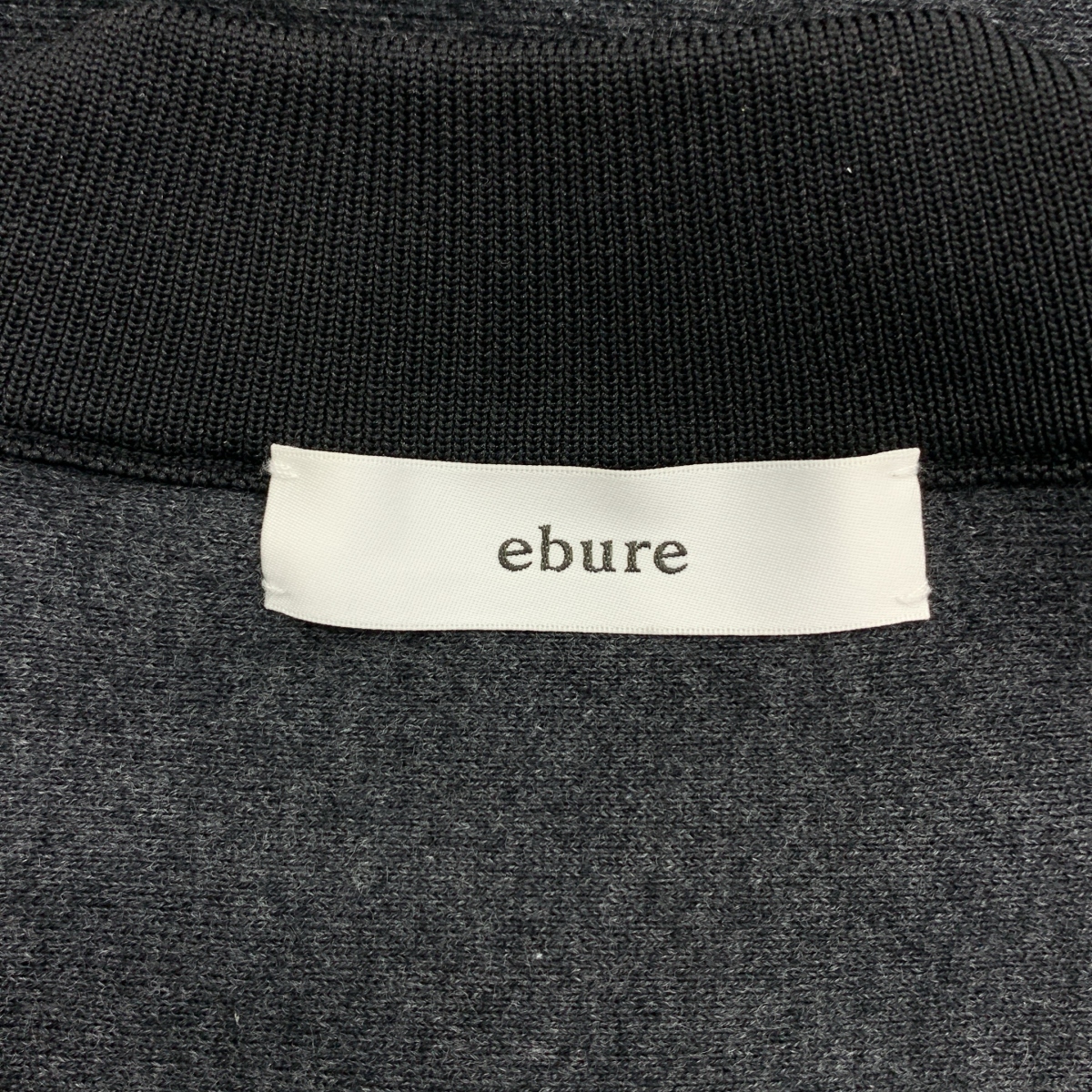 ebure / エブール ブライトダブルフェイス モックネックニット