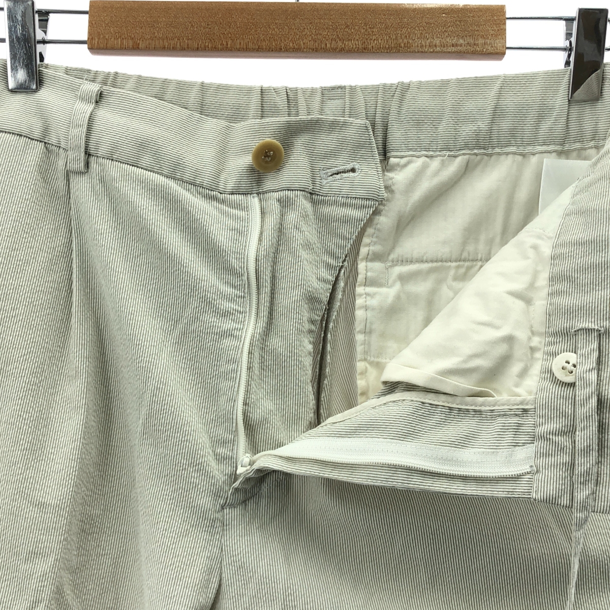 ESTNATION / エストネーション コードレーン タック テーパード イージー パンツ