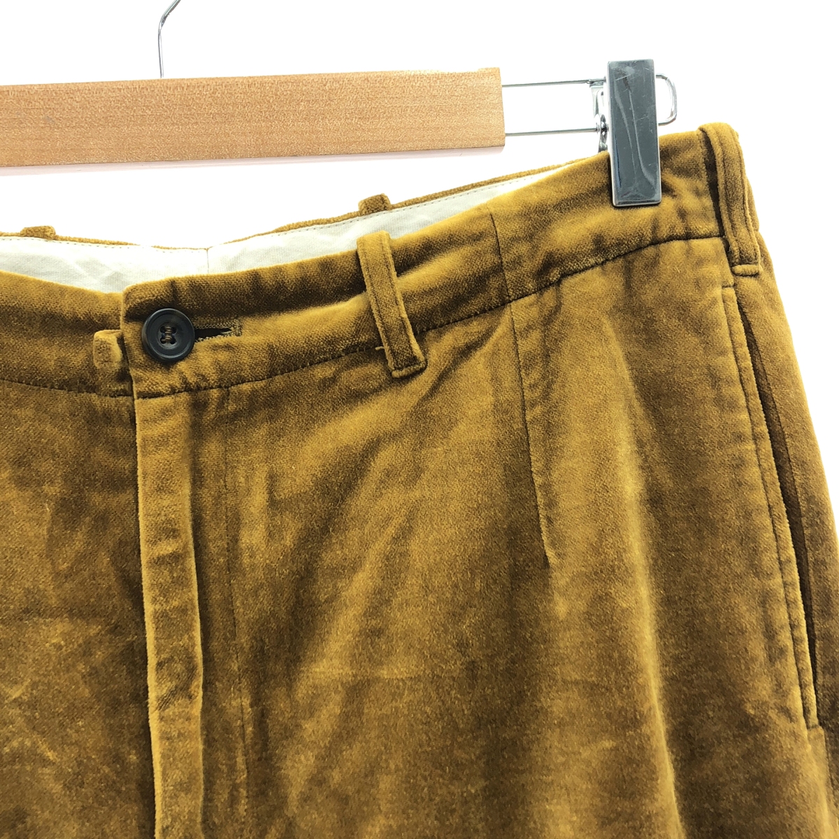 DRIES VAN NOTEN / ドリスヴァンノッテン ライカ期 / ベロア ワイド テーパード パンツ