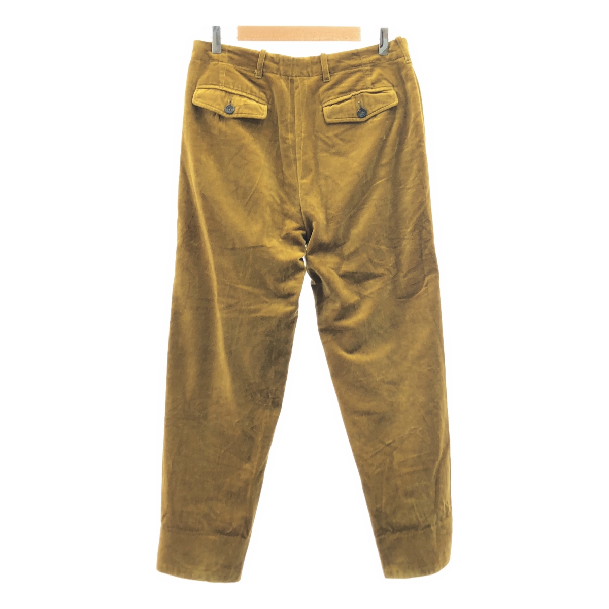 DRIES VAN NOTEN / ドリスヴァンノッテン ライカ期 / ベロア ワイド テーパード パンツ