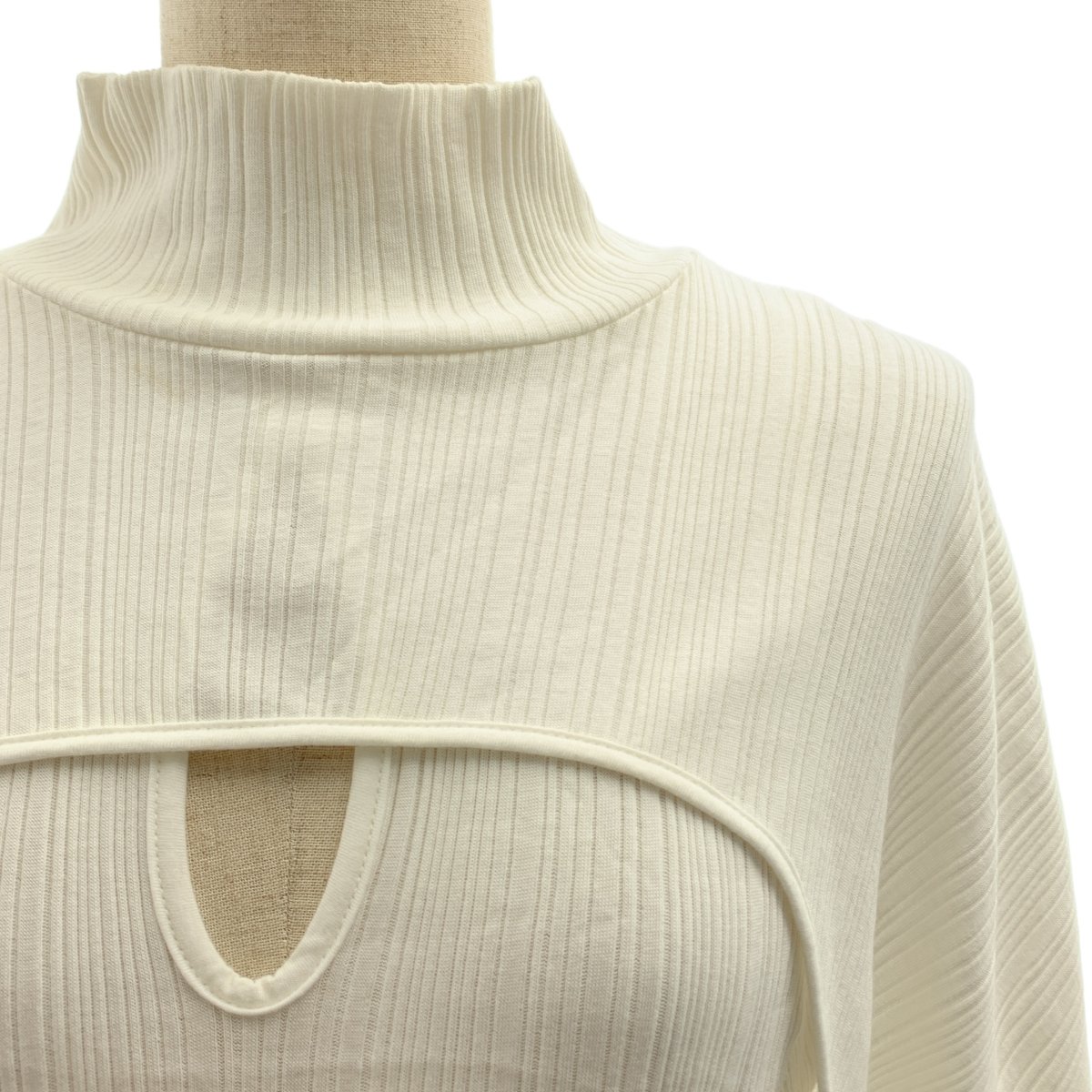 Mame Kurogouchi / マメクロゴウチ Random Ribbed Organic Cotton 2 way Dress リブ ワンピース