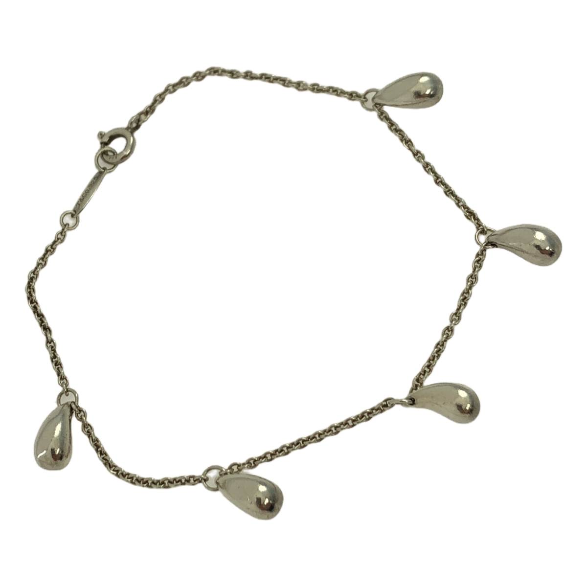 Tiffany & Co / ティファニー エルサ・ペレッティ シルバー925 ティアドロップ 5P ブレスレット