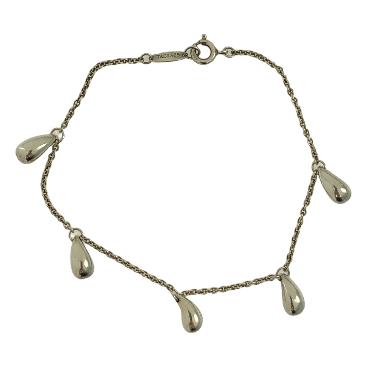 Tiffany & Co / ティファニー エルサ・ペレッティ シルバー925 ティアドロップ 5P ブレスレット