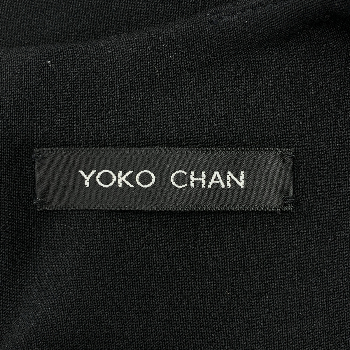 YOKO CHAN / ヨーコチャン パール スリット バックジップ ノースリーブ ブラウス