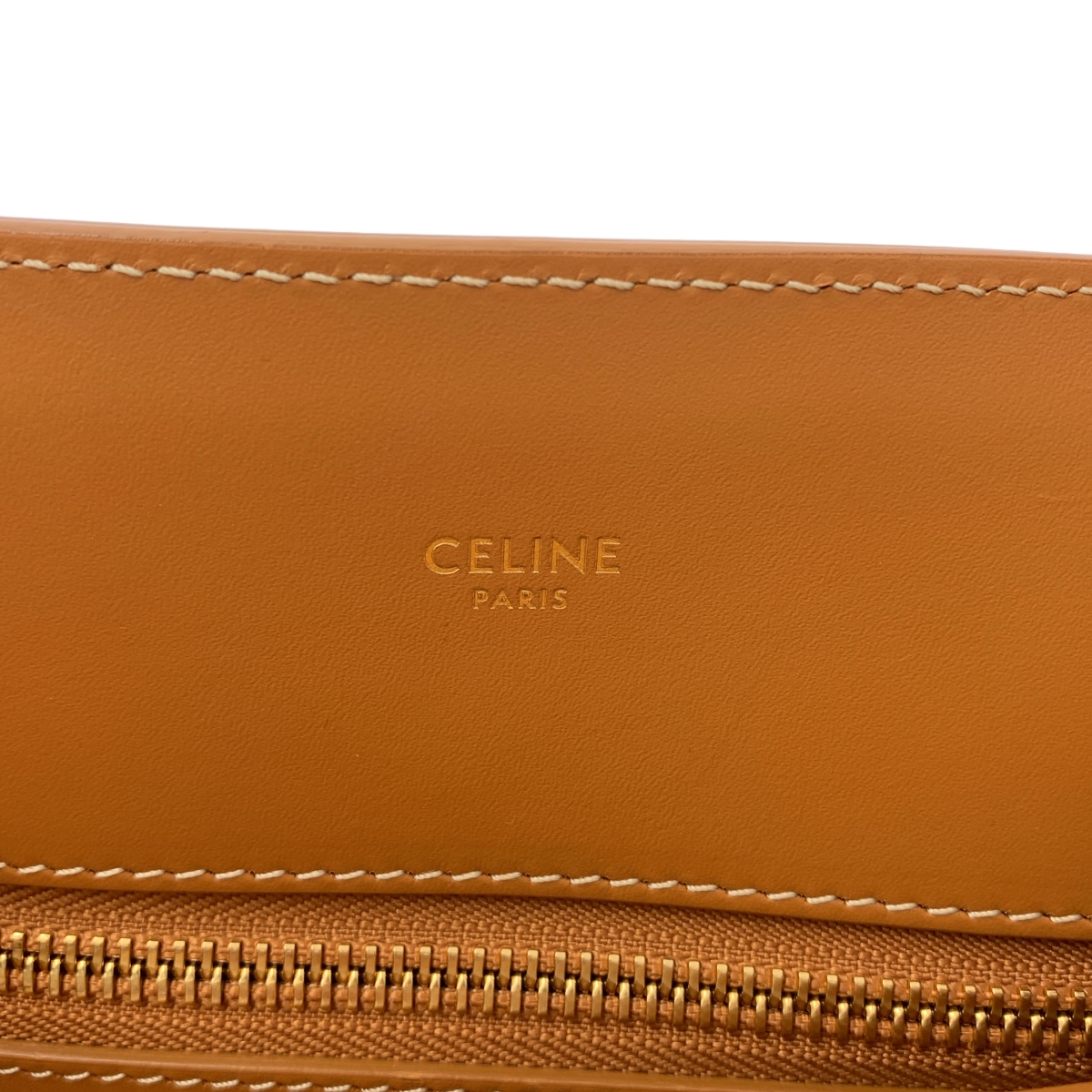 CELINE / セリーヌ スモール バーティカル カバ レザー キャンバス ショルダーバッグ/ 192082BNZ