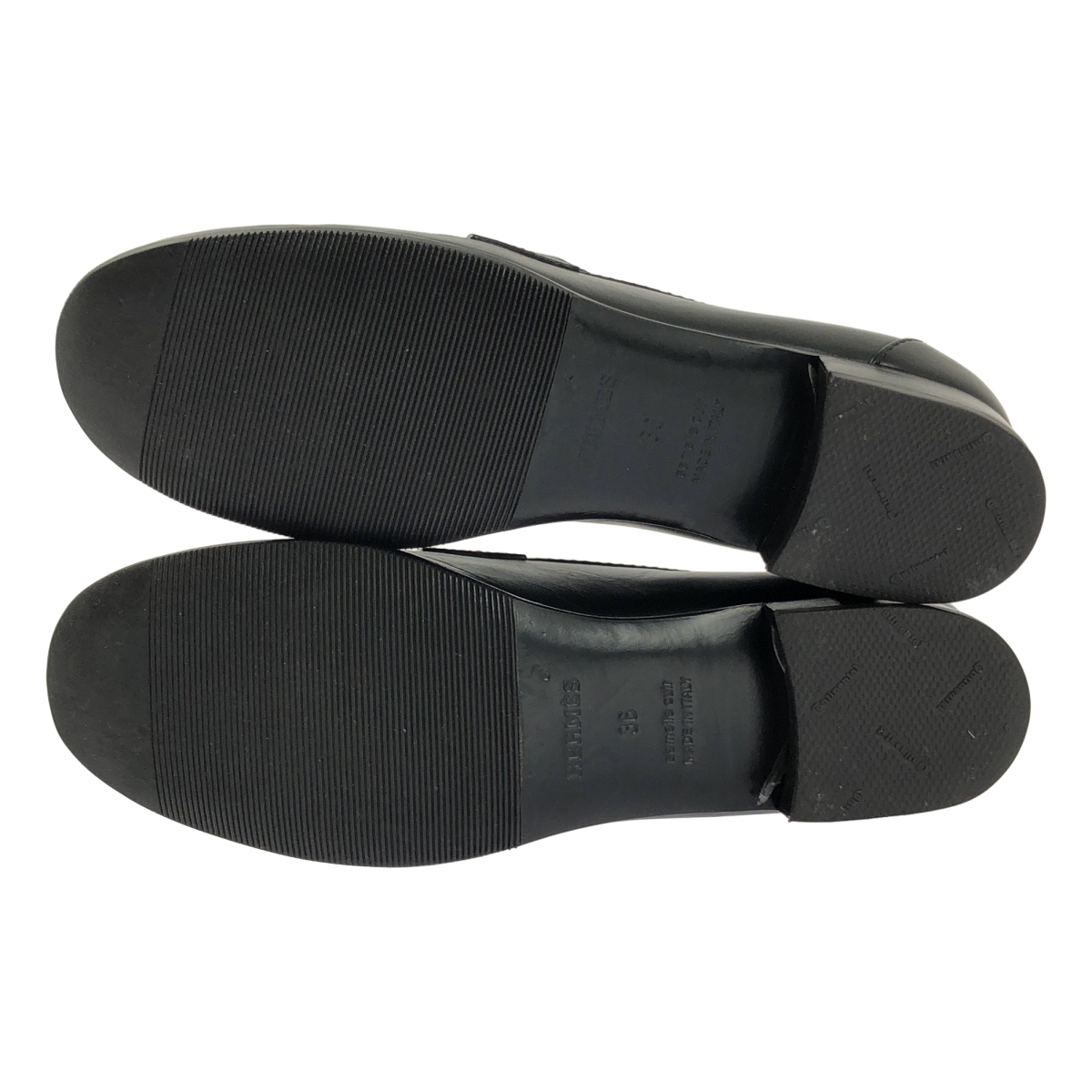 HERMES / エルメス Destin / デスタン レザー ケリーバックル ロゴ ローファー 革靴