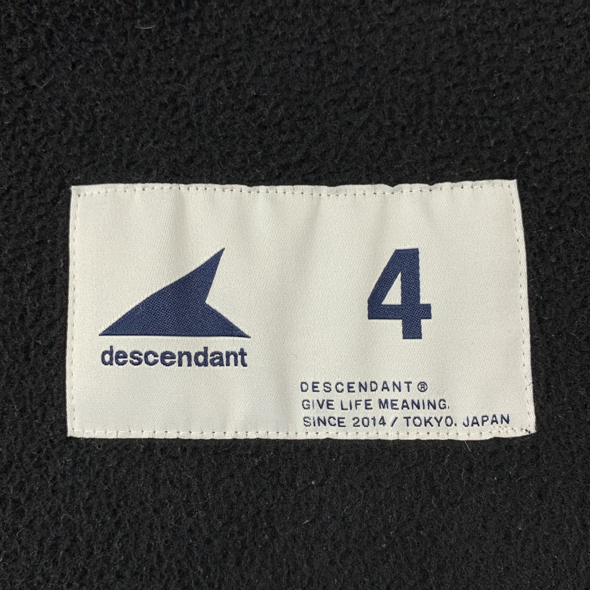 DESCENDANT / ディセンダント FLEECE CARDIGAN / オーバーシルエット ノーカラー フリース カーディガン ジャケット