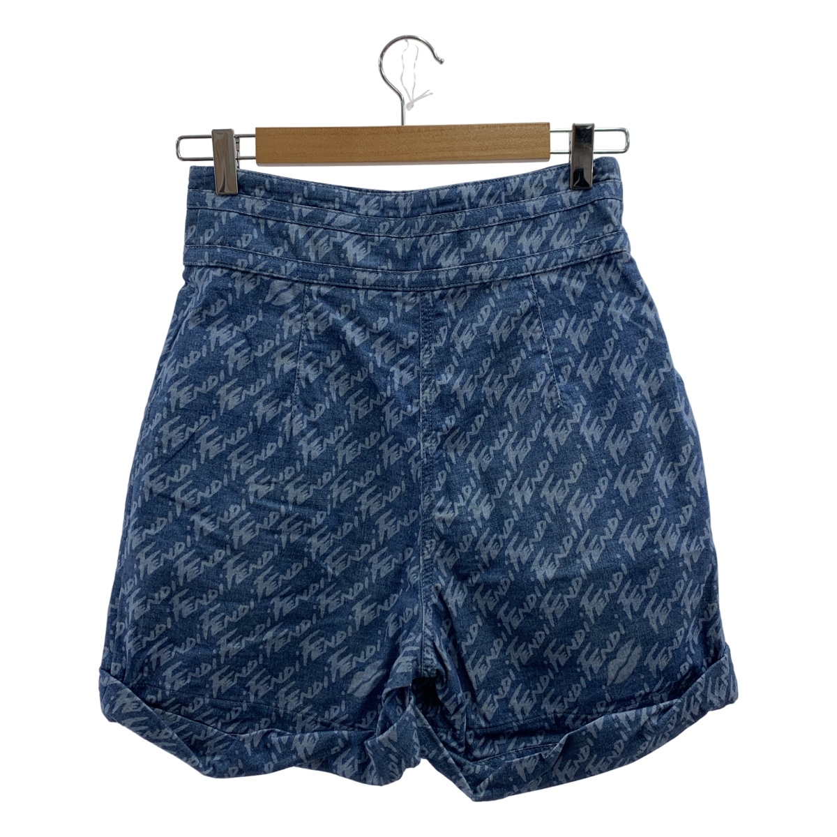FENDI / フェンディ 総柄 ロゴ ズッカジップ ショートパンツ