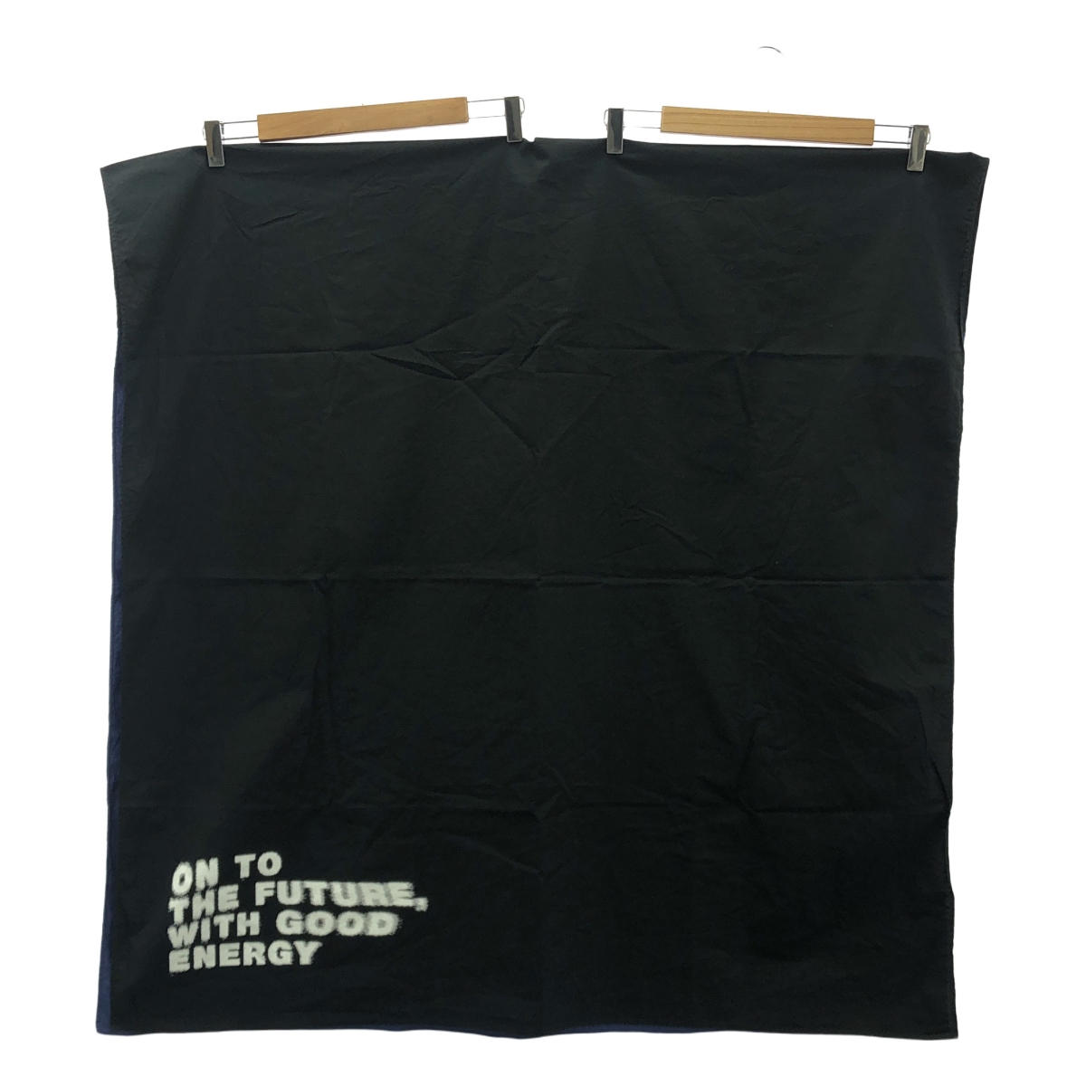 COMME des GARCONS / コムデギャルソン メッセージ ロゴ 大判 ストール