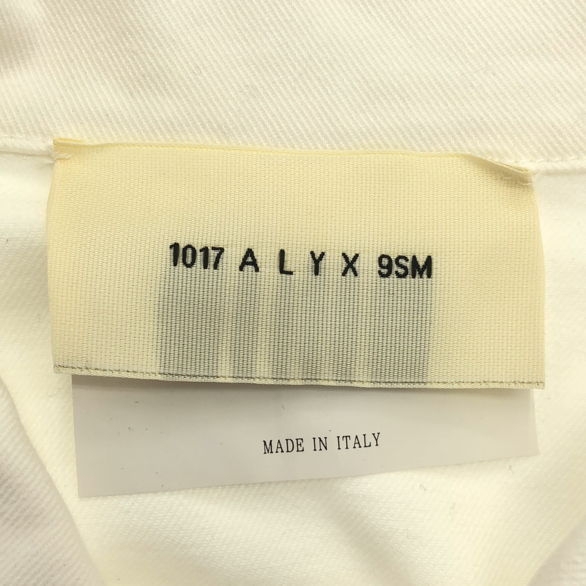 1017 ALYX 9SM / アリクス オーバーサイズ ホワイト デニムジャケット