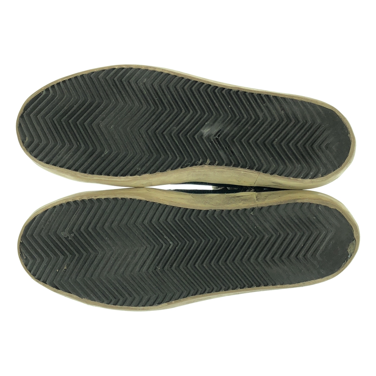 GOLDEN GOOSE / ゴールデングース FRANCY ヴィンテージ加工 サイドジップ ハイカットスニーカー