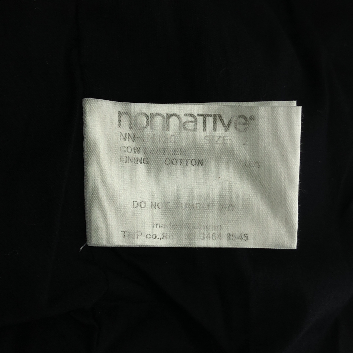 nonnative / ノンネイティブ RIDER BLOUSON COW LEATHER by ECCO カウレザー ライダースジャケット ブルゾン