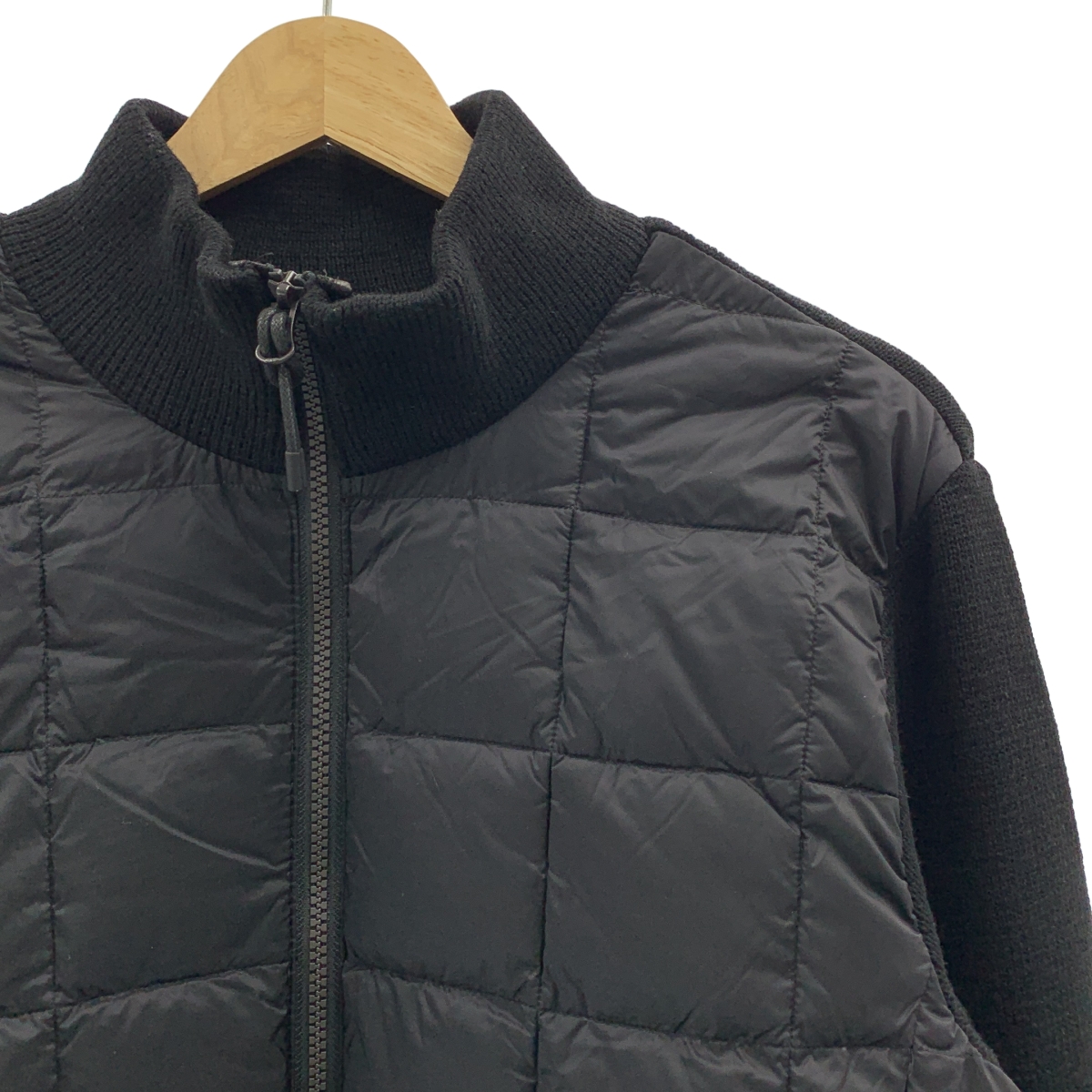 TAION / タイオン ハイネック ニットダウン ジャケット