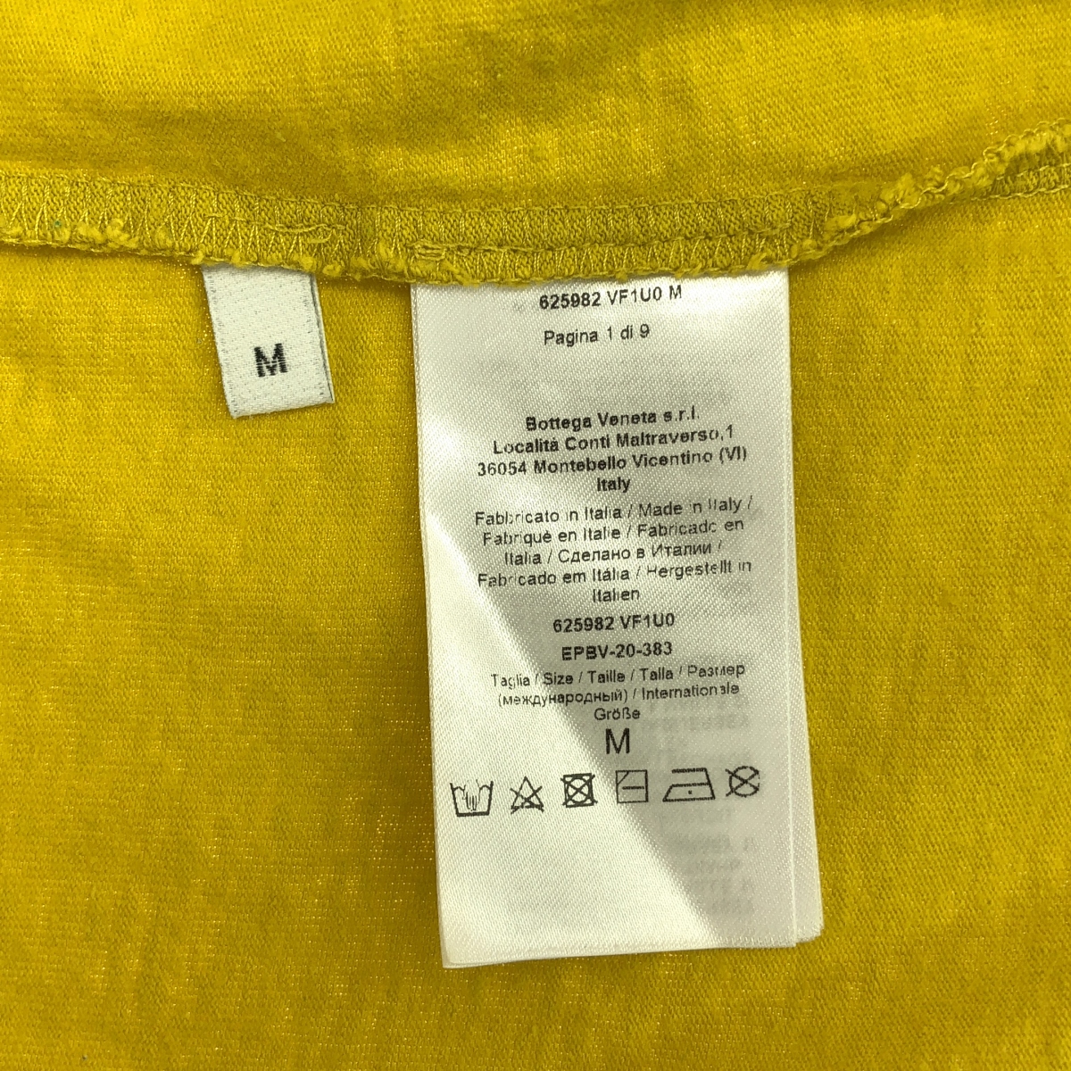 BOTTEGA VENETA / ボッテガヴェネタ 刺しゅう入り オーバーサイズ クルーネック Tシャツ