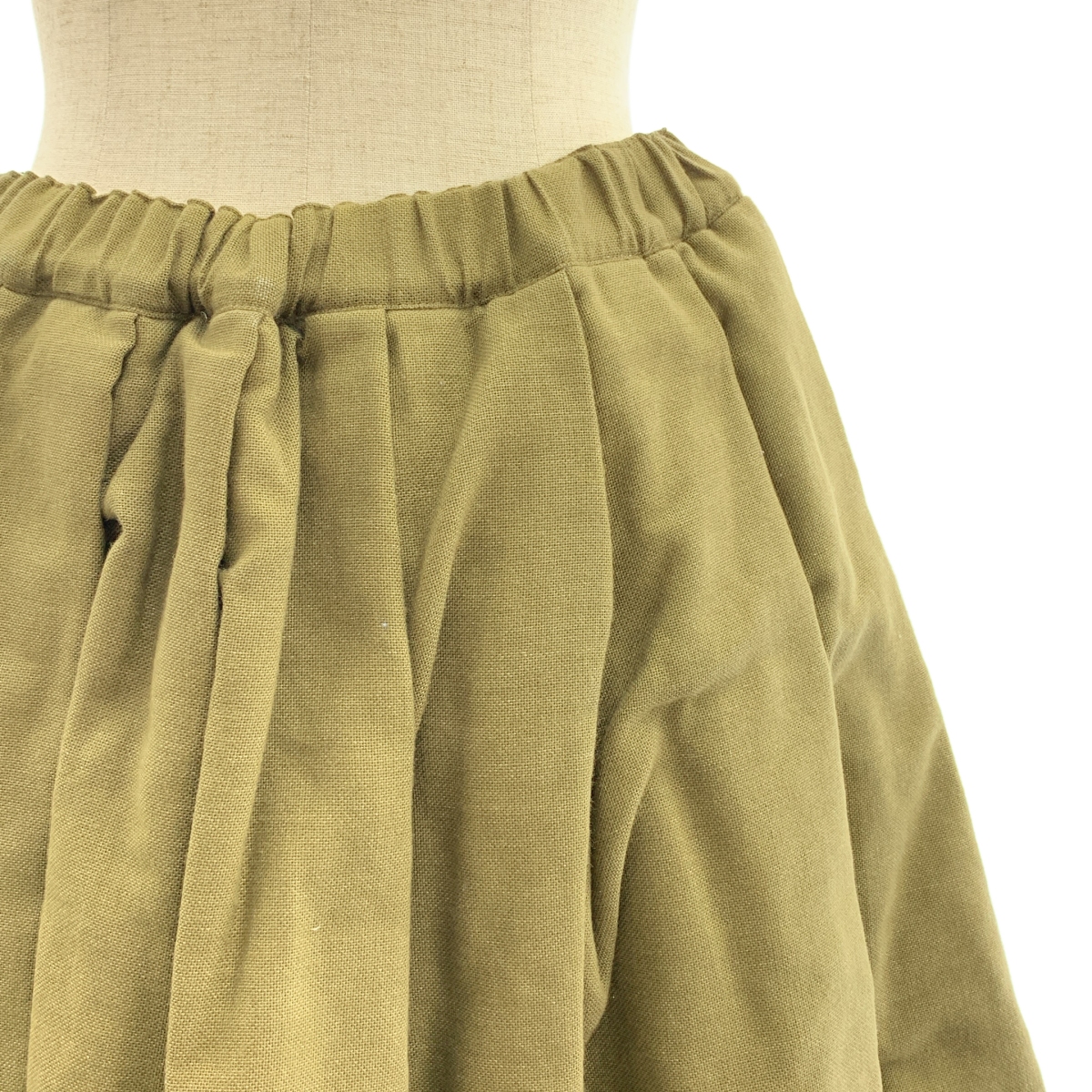 COMME des GARCONS / コムデギャルソン コットン ポリエステル 中綿 ドローストリング ボリューム スカート