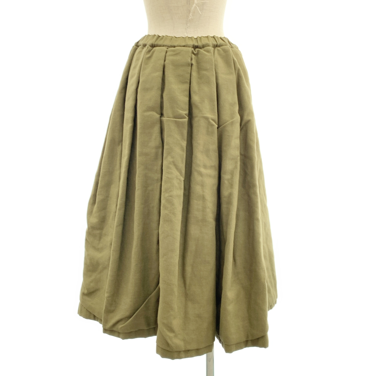 COMME des GARCONS / コムデギャルソン コットン ポリエステル 中綿 ドローストリング ボリューム スカート