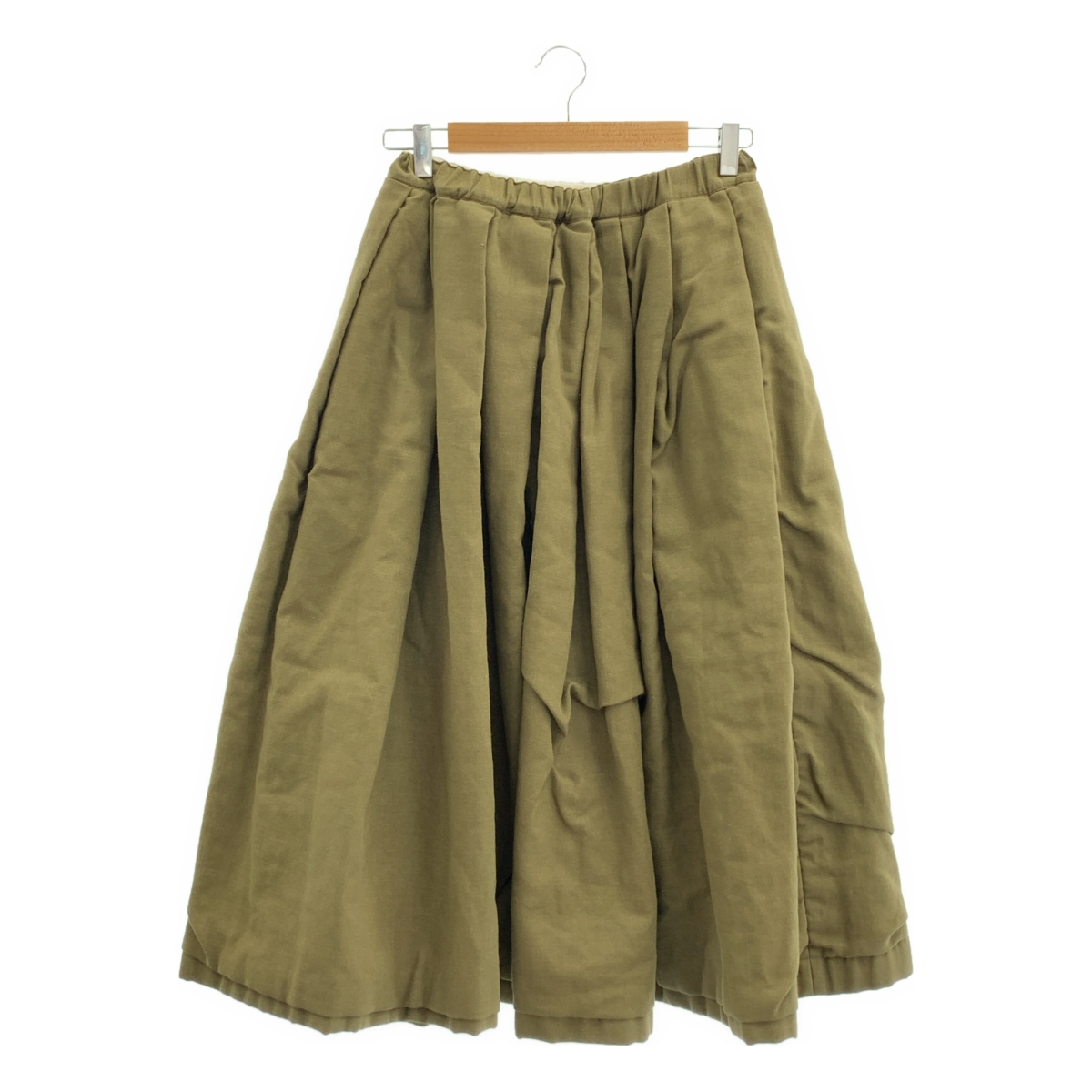 COMME des GARCONS / コムデギャルソン コットン ポリエステル 中綿 ドローストリング ボリューム スカート