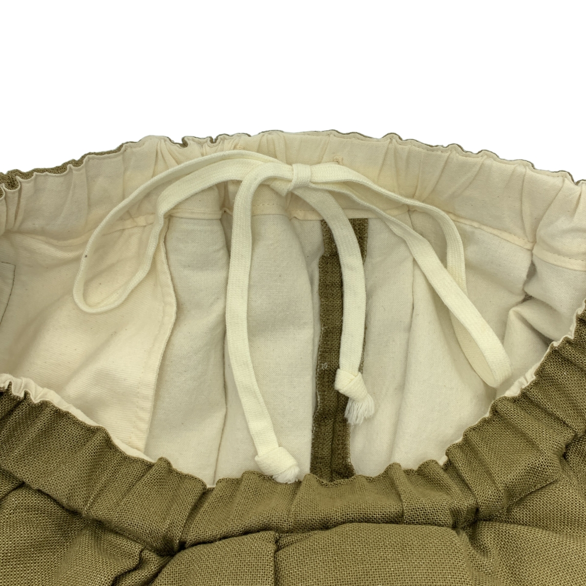COMME des GARCONS / コムデギャルソン コットン ポリエステル 中綿 ドローストリング ボリューム スカート