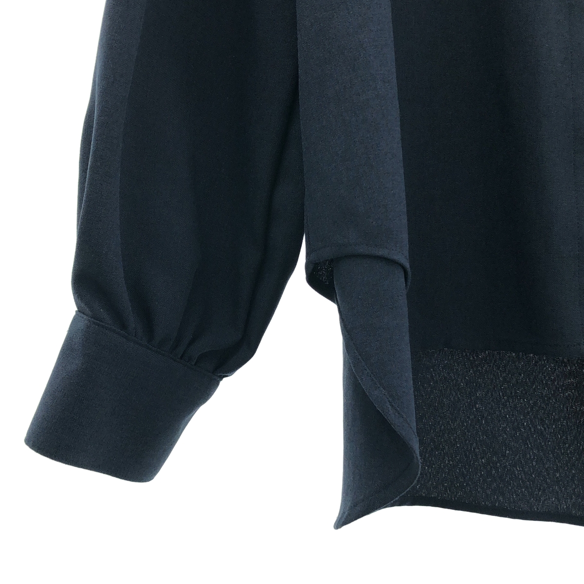 foufou / フーフー high neck blouse / ギャザースリーブ ハイネックブラウス