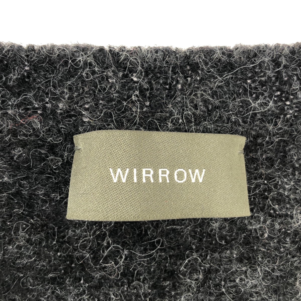 WIRROW / ウィロウ Alpaca wool wide knit pullover アルパカ ウール ワイド ニット プルオーバー