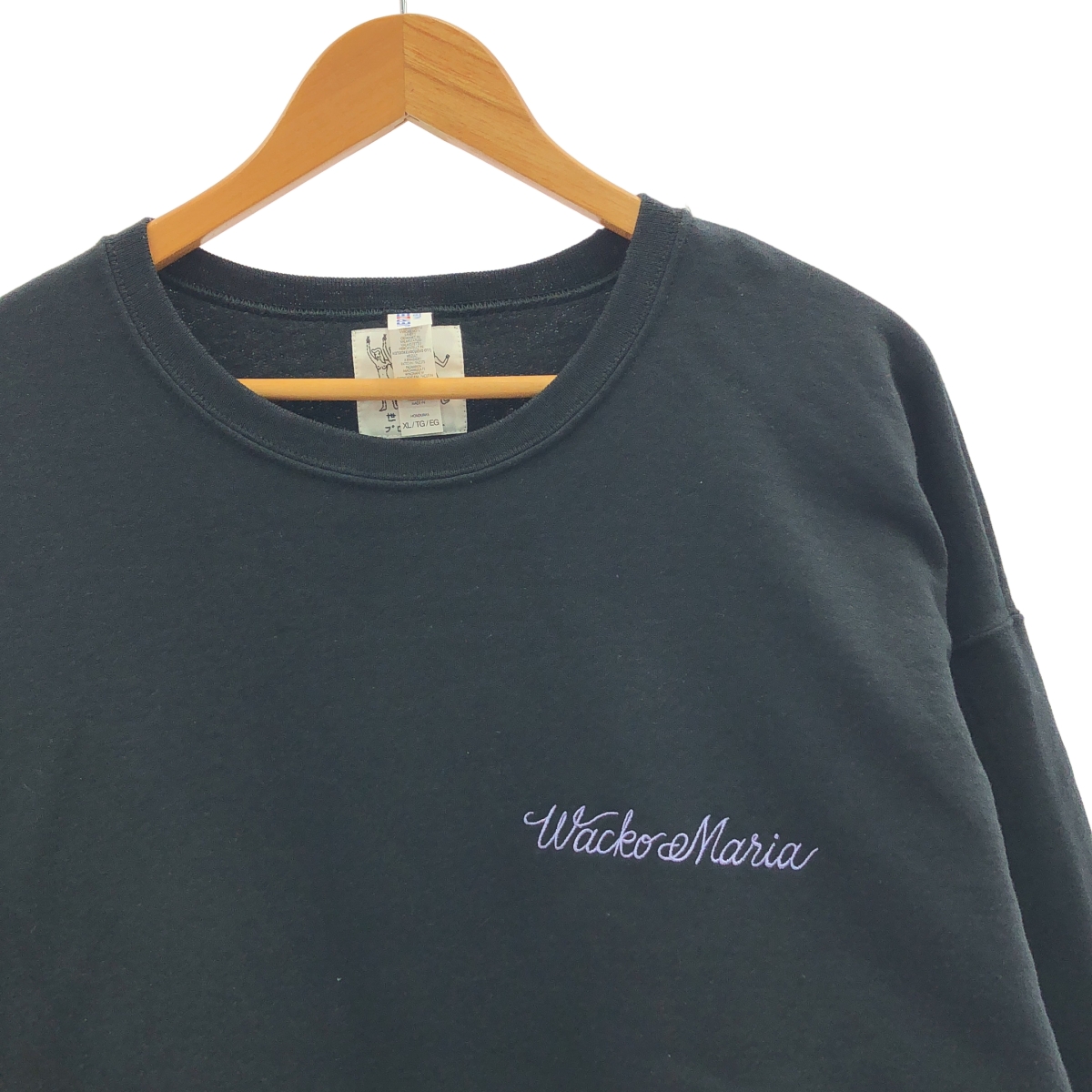 WACKO MARIA / ワコマリア 世界平和プロジェクト ロゴ 刺しゅう スウェット