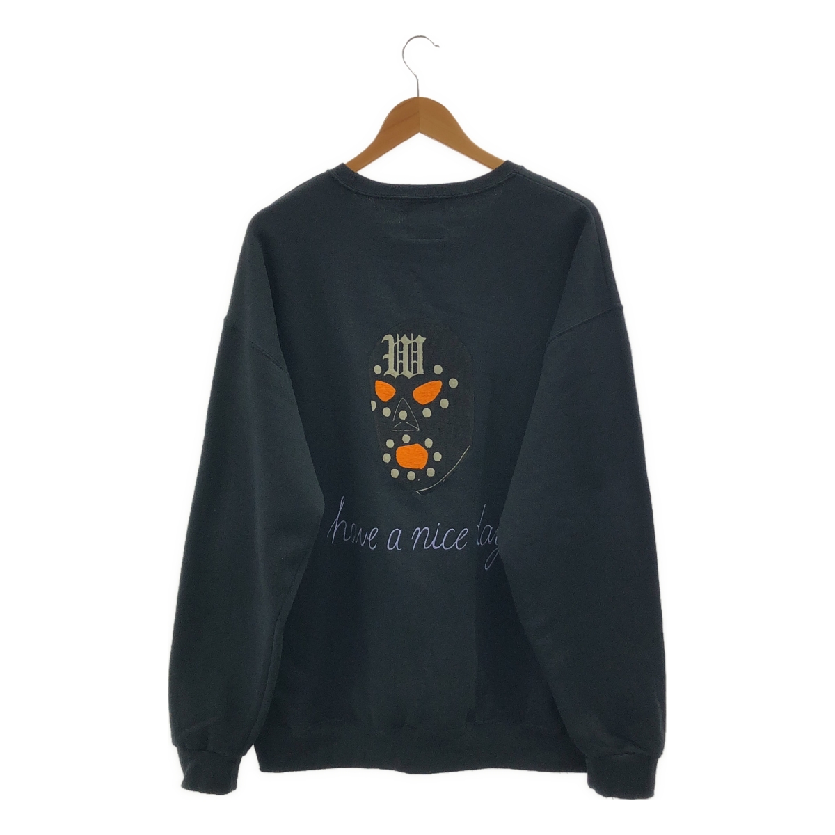 WACKO MARIA / ワコマリア 世界平和プロジェクト ロゴ 刺しゅう スウェット