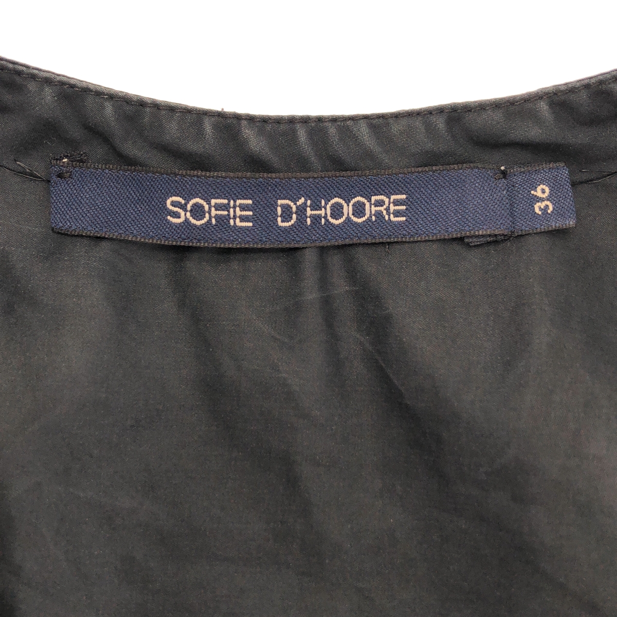 SOFIE D'HOORE / ソフィードール 立体 ノースリーブ ブラウス