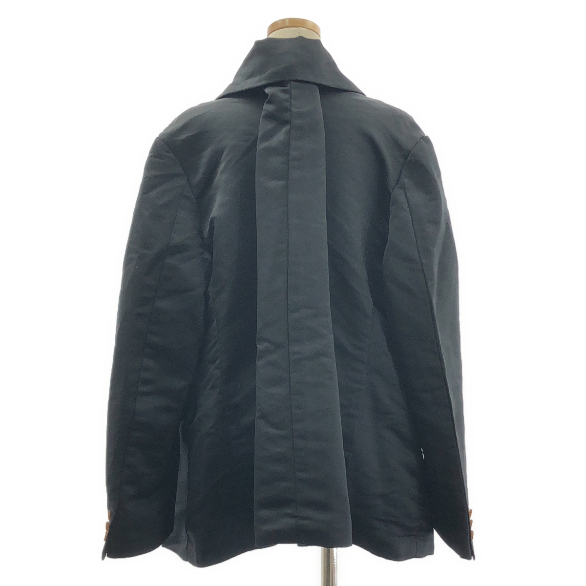 COMME des GARCONS / コムデギャルソン ポリエステル 製品加工 変形 立体 シングル オーバー ジャケット