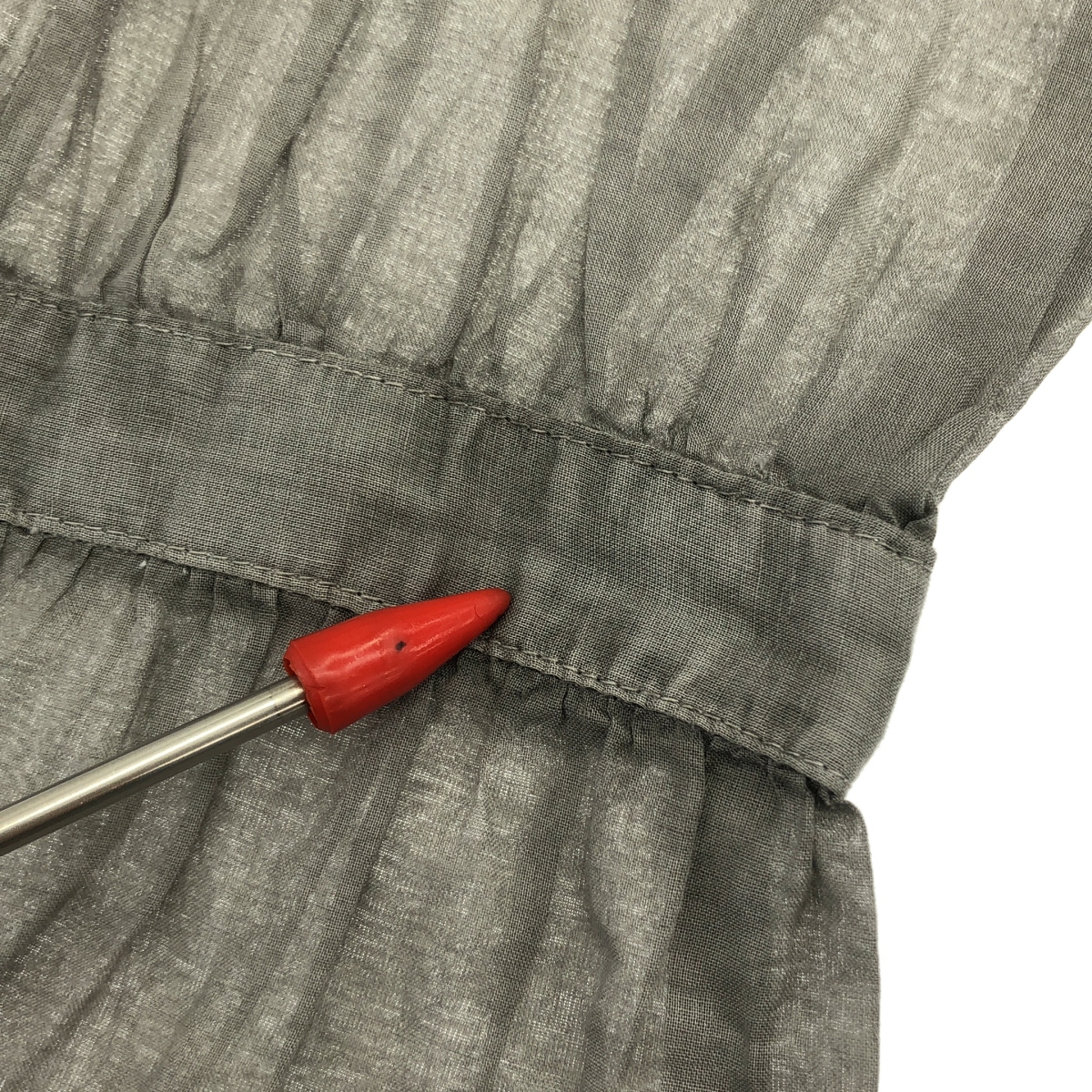 robe de chambre COMME des GARCONS / ローブドシャンブルコムデギャルソン レース ギャザー ボタンデティール シャツ