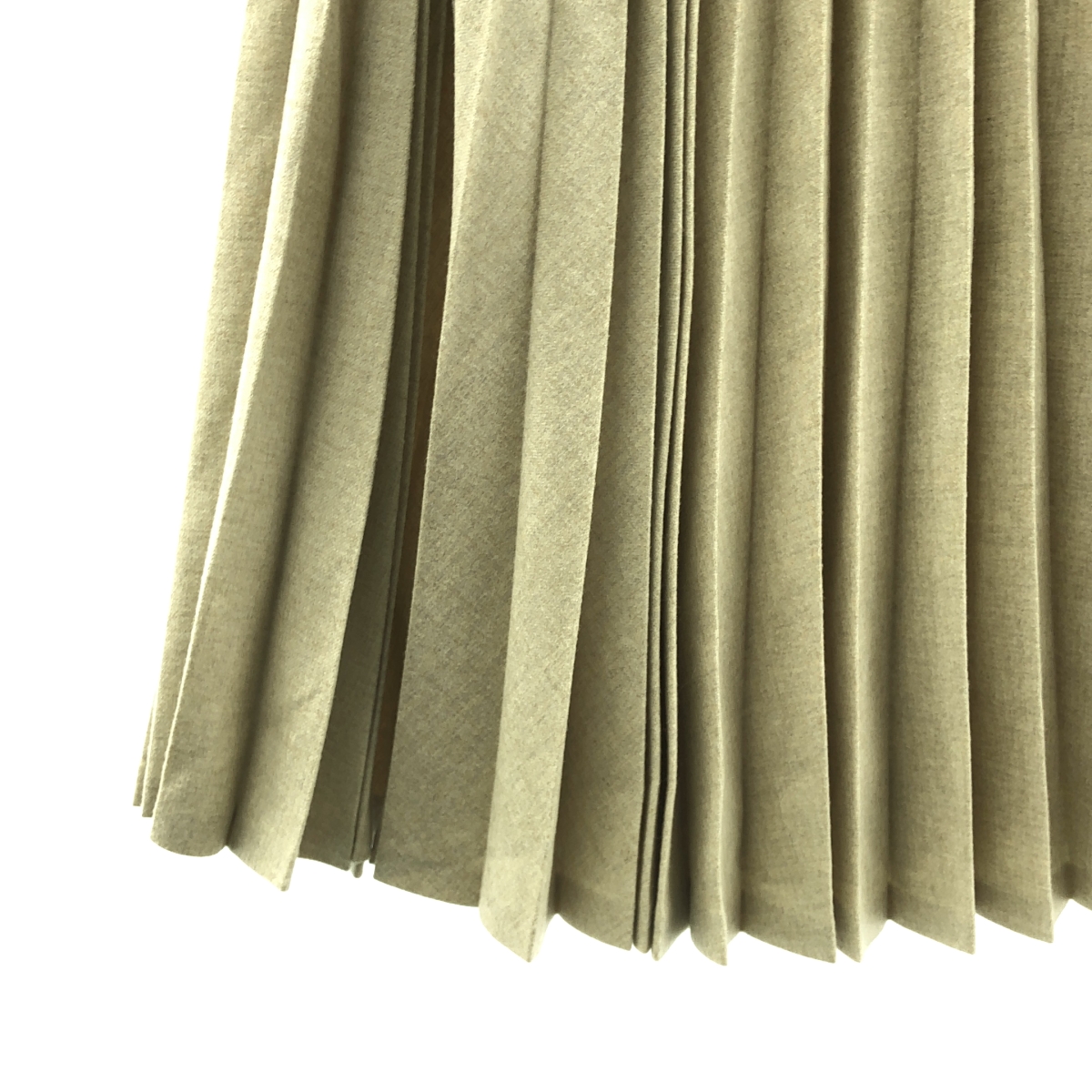 MARGARET HOWELL / マーガレットハウエル ウール カシミヤ プリーツスカート