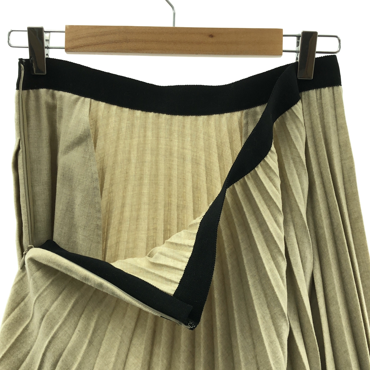 MARGARET HOWELL / マーガレットハウエル ウール カシミヤ プリーツスカート