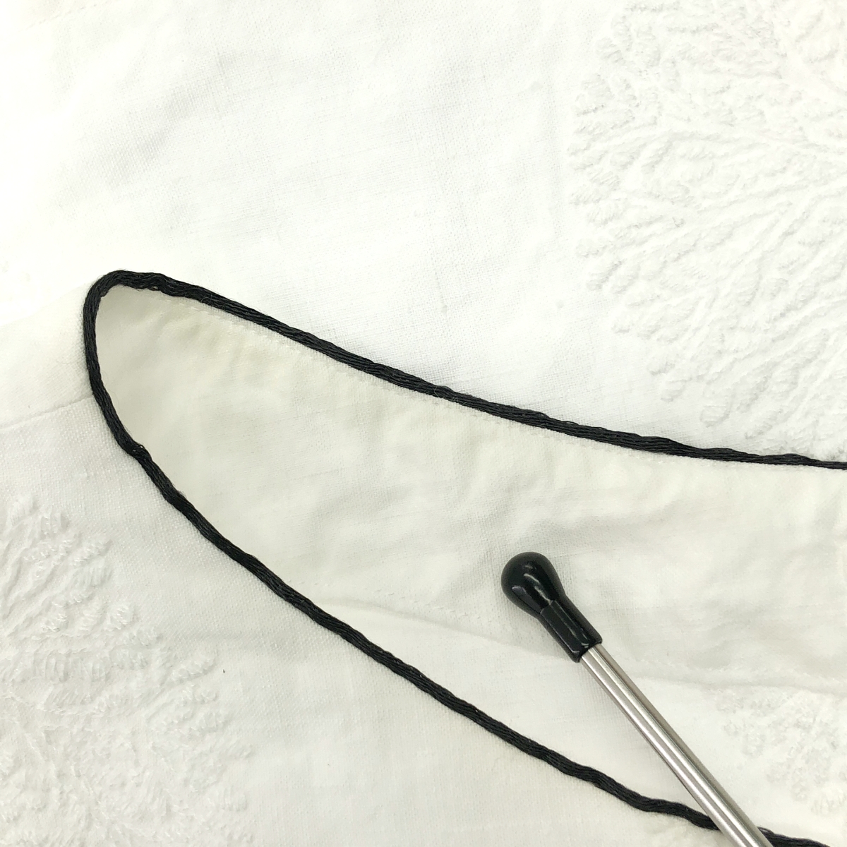 mina perhonen / ミナペルホネン forest dot / エンブロイダリー スリット ブラウス