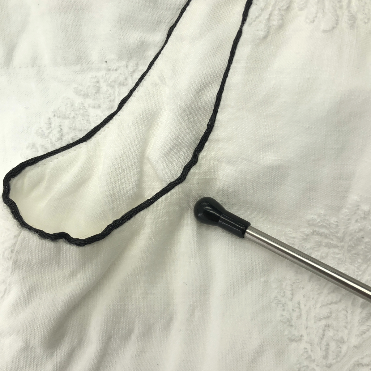 mina perhonen / ミナペルホネン forest dot / エンブロイダリー スリット ブラウス