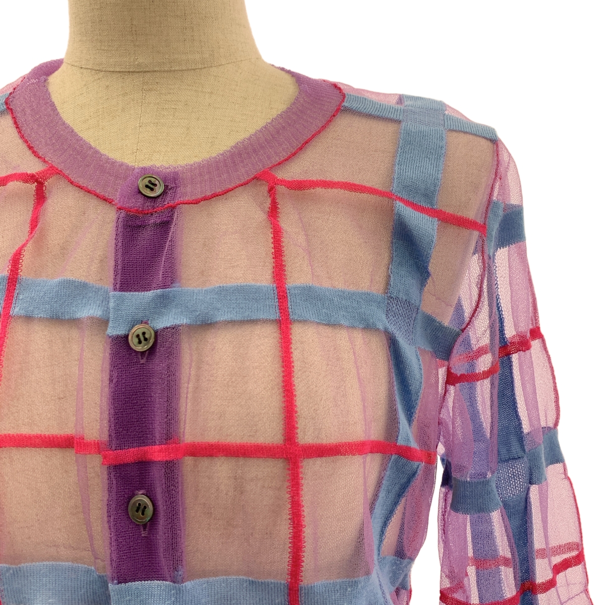 JUNYA WATANABE COMME des GARCONS / ジュンヤワタナベ チュール ニット カーディガン