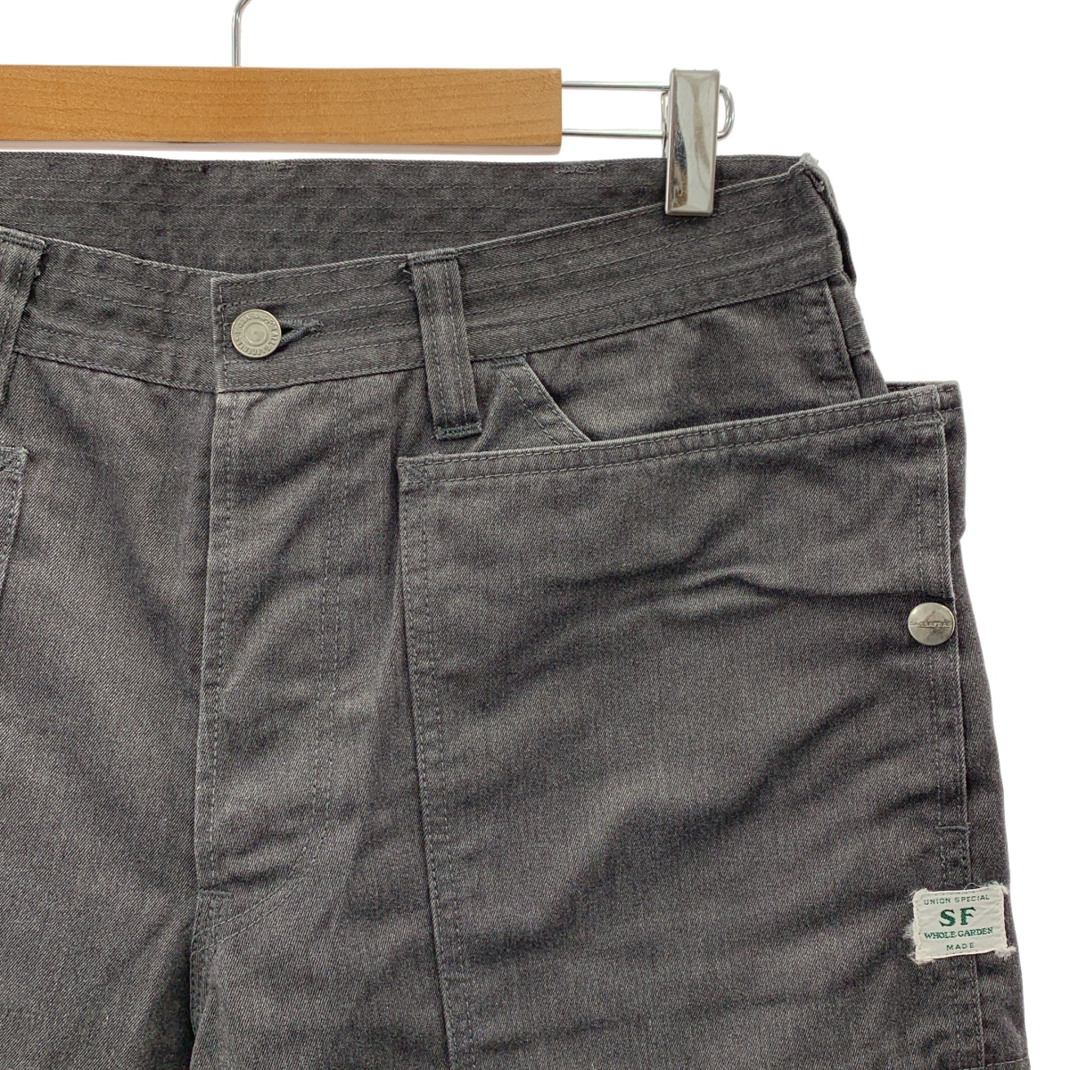 SASSAFRAS / ササフラス ダブルポケット ワイド カーゴパンツ