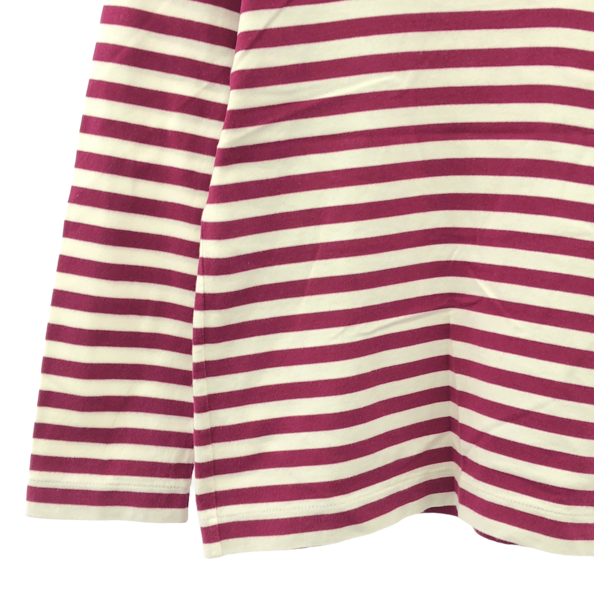 COMME des GARCONS / コムデギャルソン コットン ボーダー クルーネック カットソー