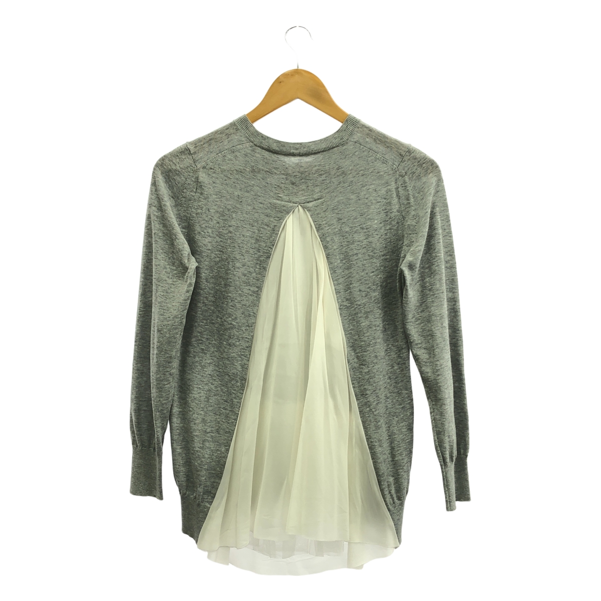 sacai / サカイ コットン バックプリーツ カーディガン