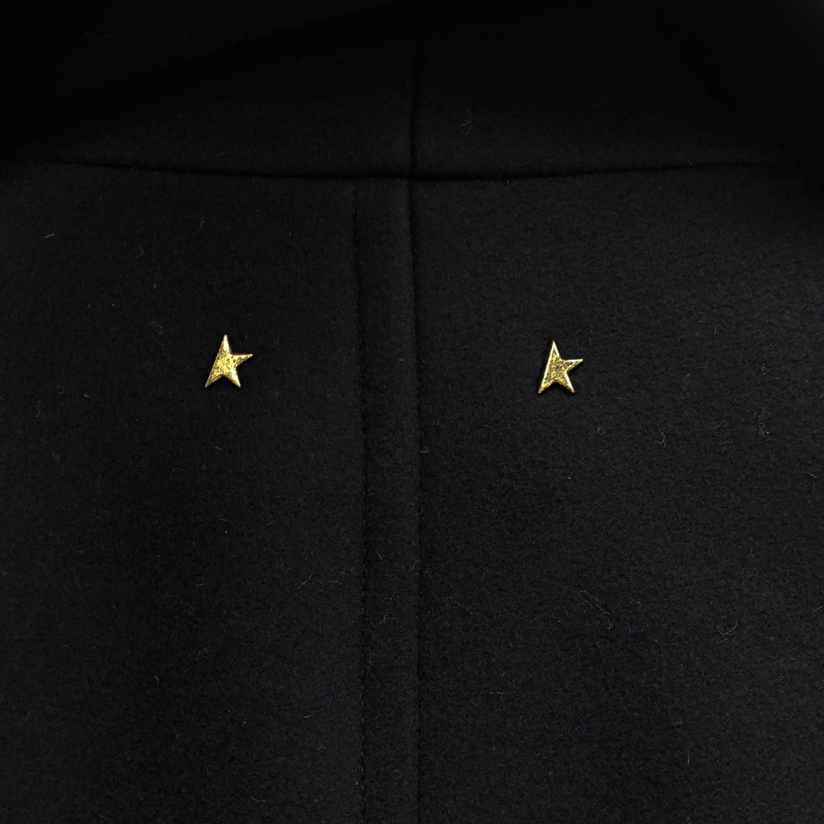 Deuxieme Classe / ドゥーズィエムクラス 【 GOLDEN GOOSE / ゴールデングース 】 金ボタン PEAコート / ロゴ総裏地